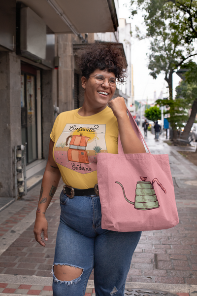 Organic Cotton Bliss: Unisex Tee for Coffee fans