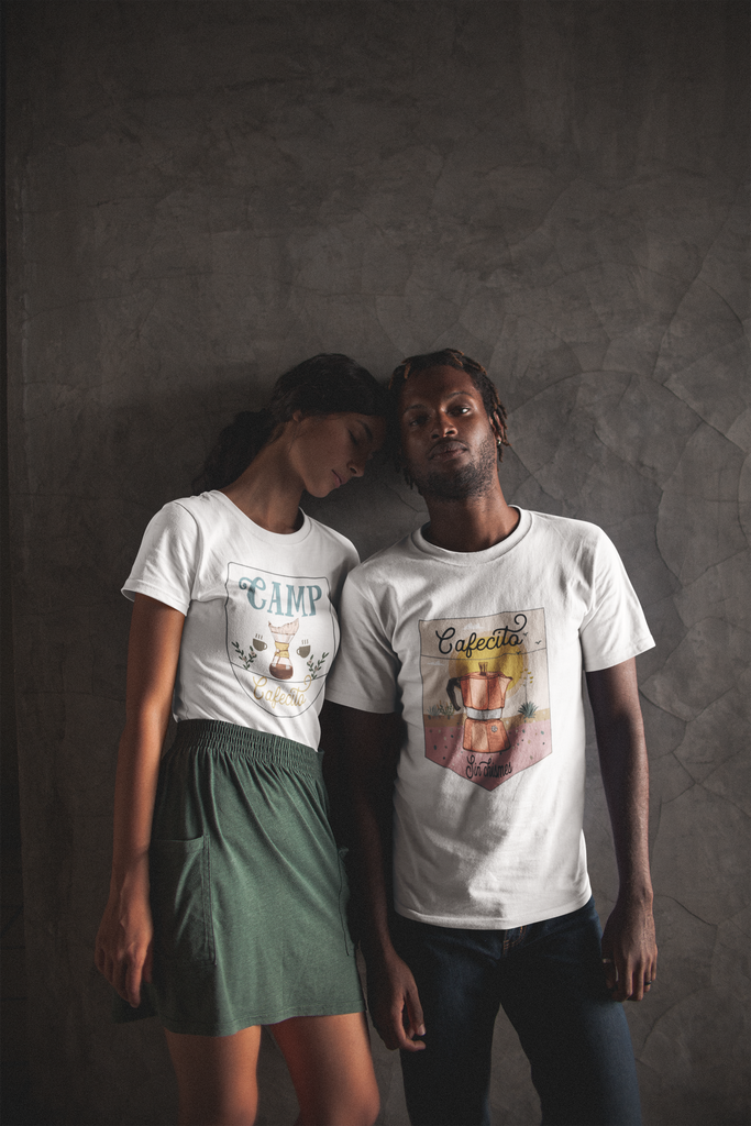 Coffee Percolator Cafecito T-shirt: Dreamy desert Unisex shirt.
