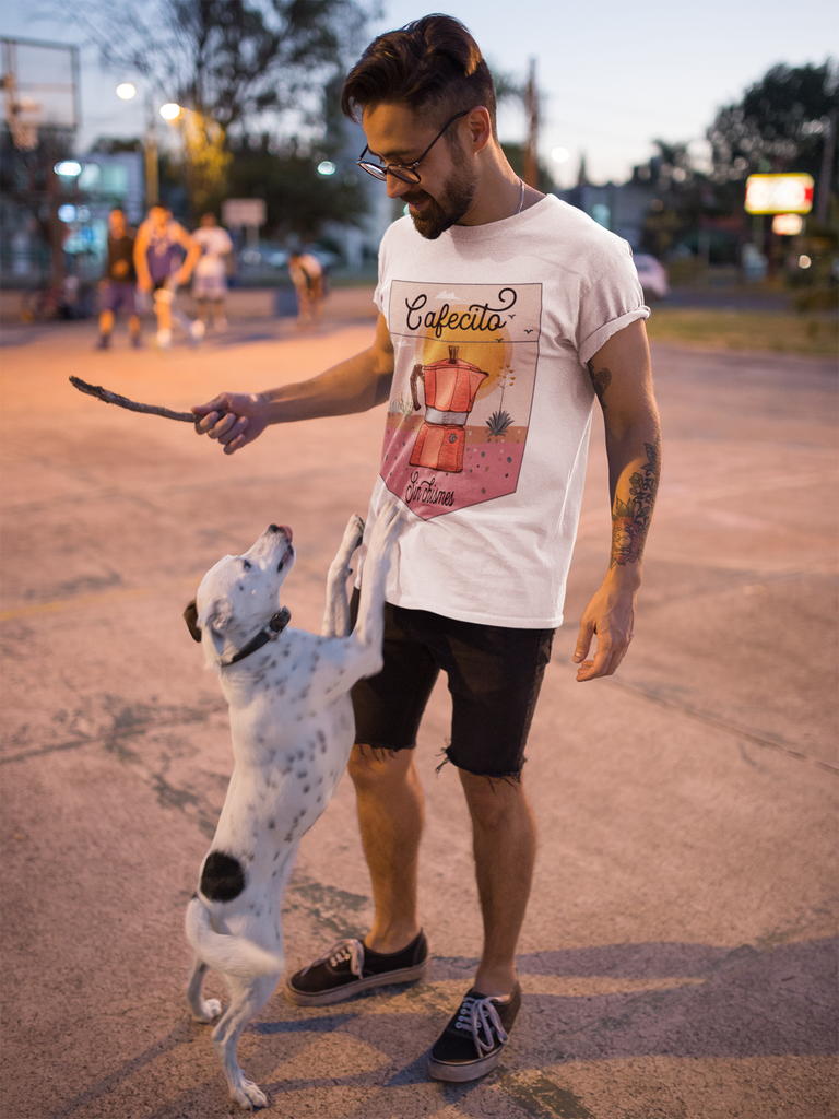 Organic Cotton Bliss: Unisex Tee for Coffee fans