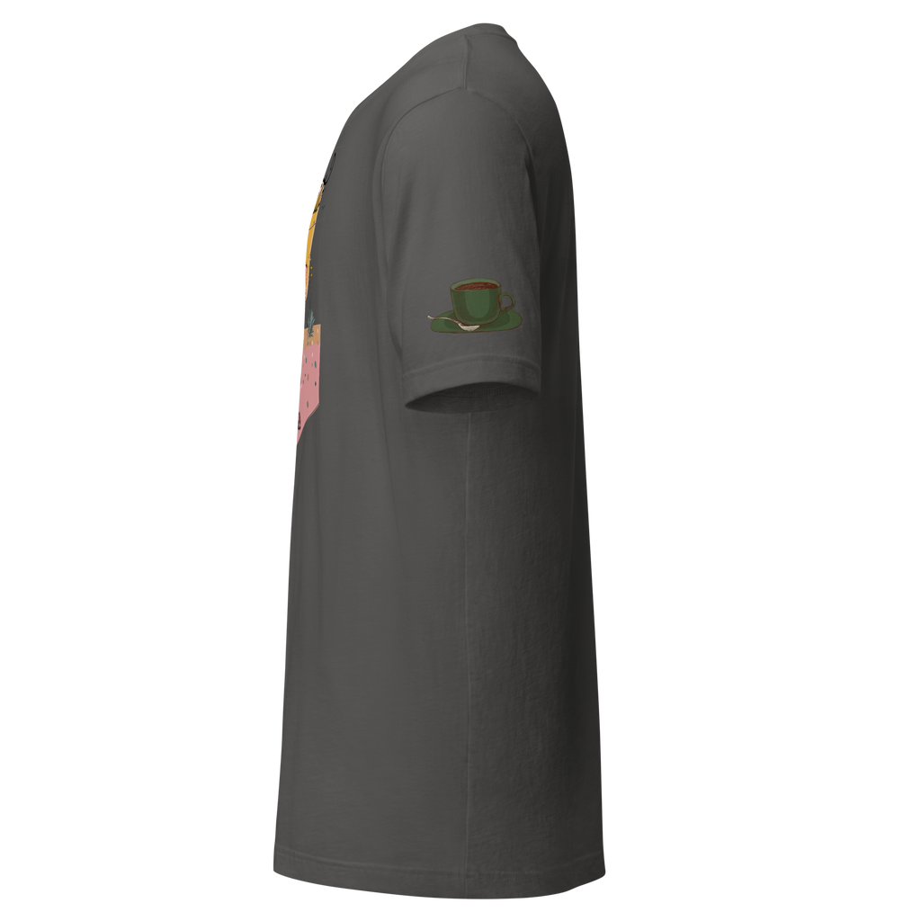 Coffee Percolator Cafecito T-shirt: Dreamy desert Unisex shirt.