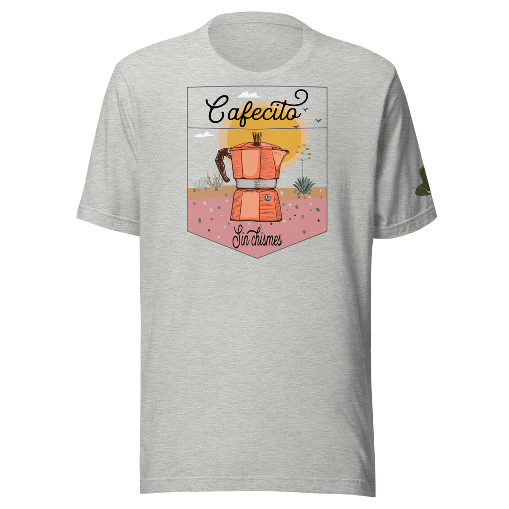 Coffee Percolator Cafecito T-shirt: Dreamy desert Unisex shirt.