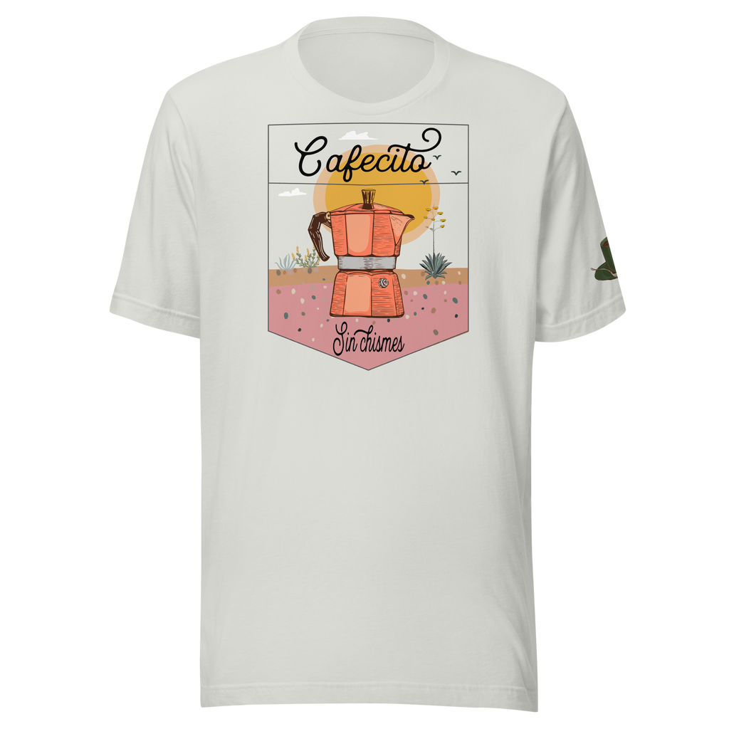 Coffee Percolator Cafecito T-shirt: Dreamy desert Unisex shirt.