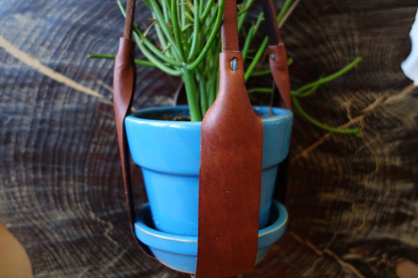 The Leather Plant Hanger
