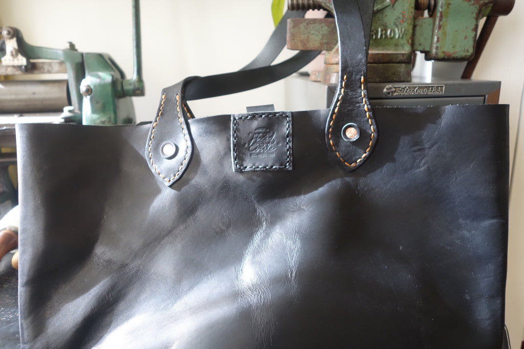 Black Leather Tote