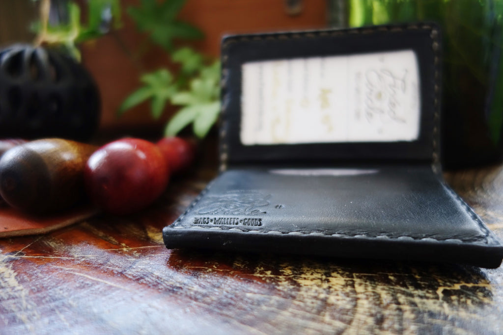 The bi-fold Leather wallet
