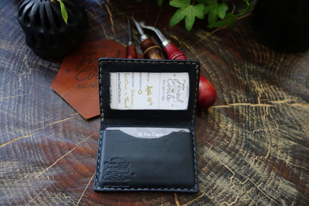 The bi-fold Leather wallet