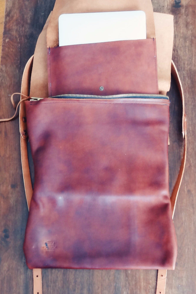 The Leather Backpack