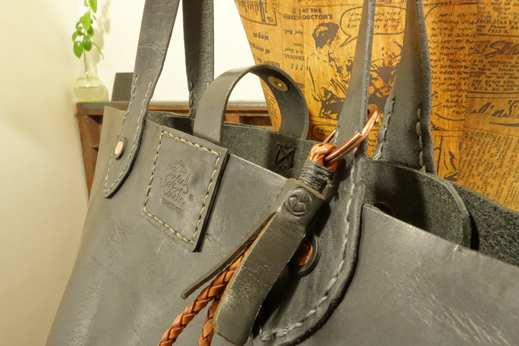 Black Leather Tote